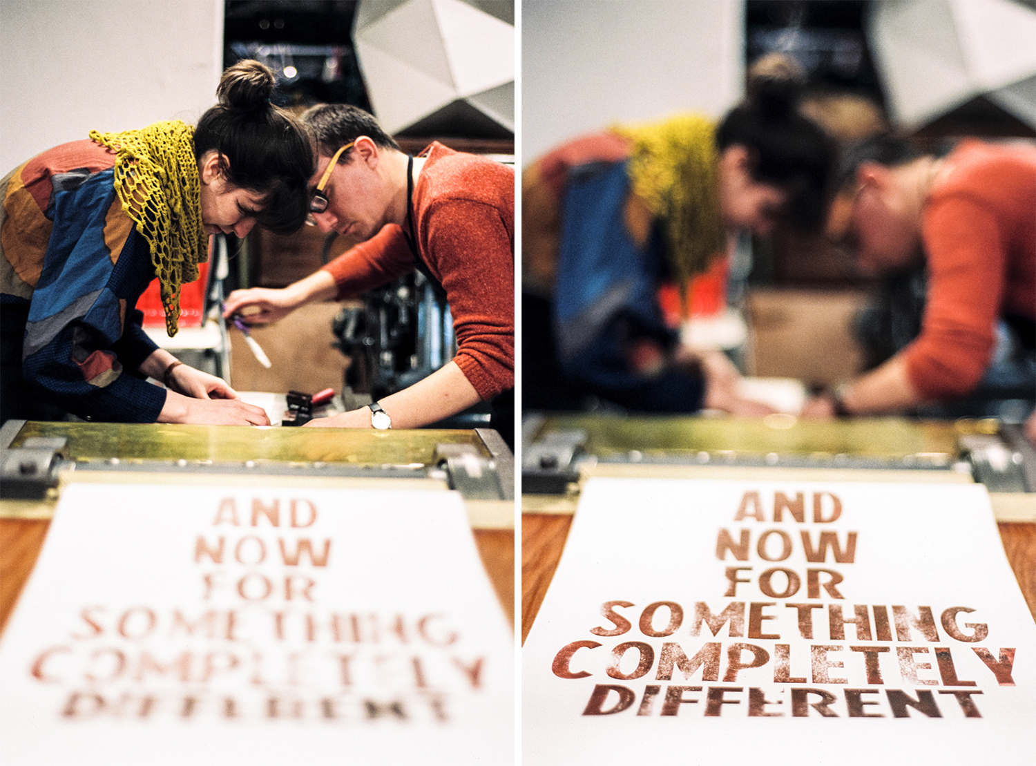 INK Letterpress on FILM